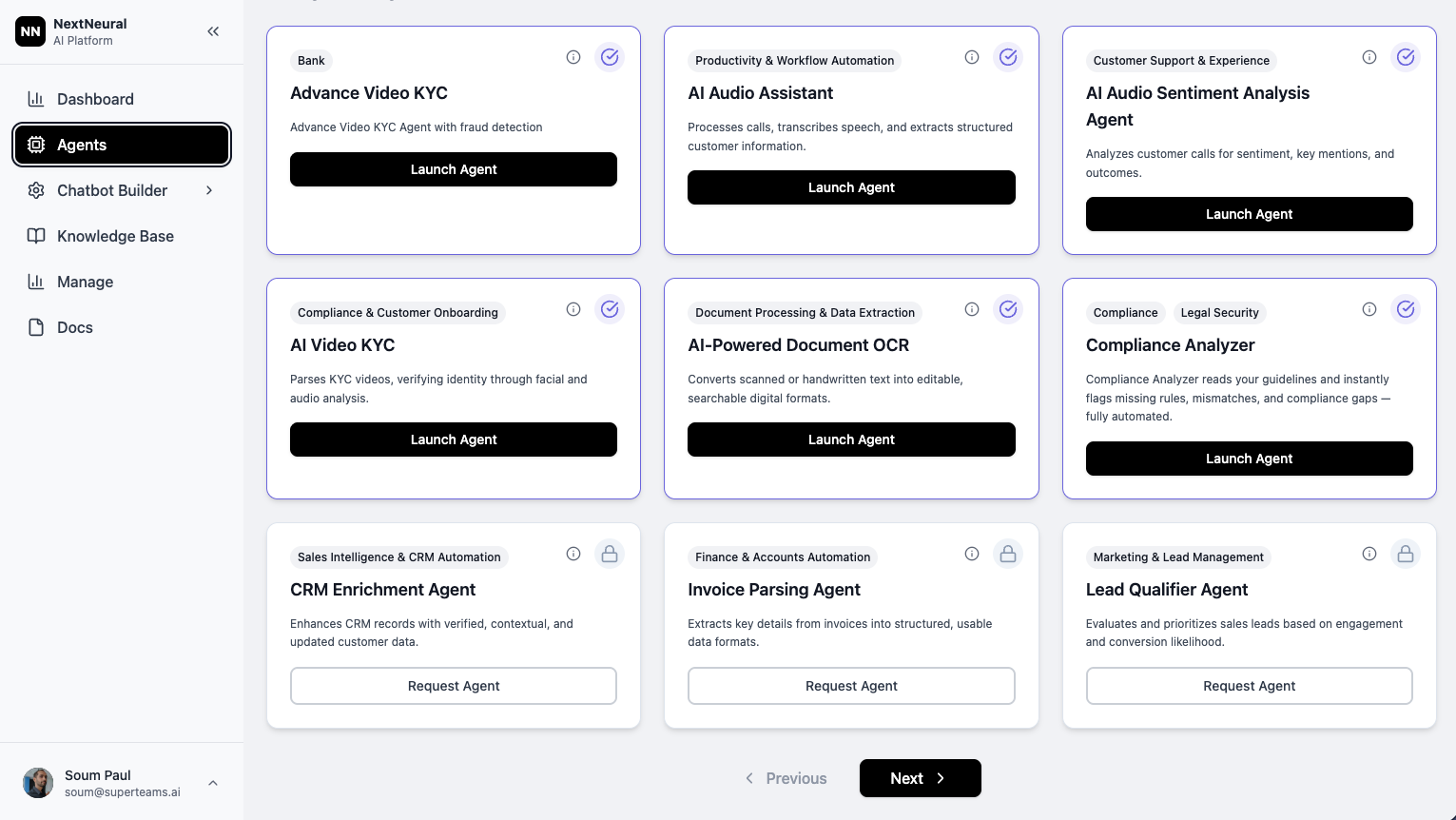 NextNeural Platform Demo